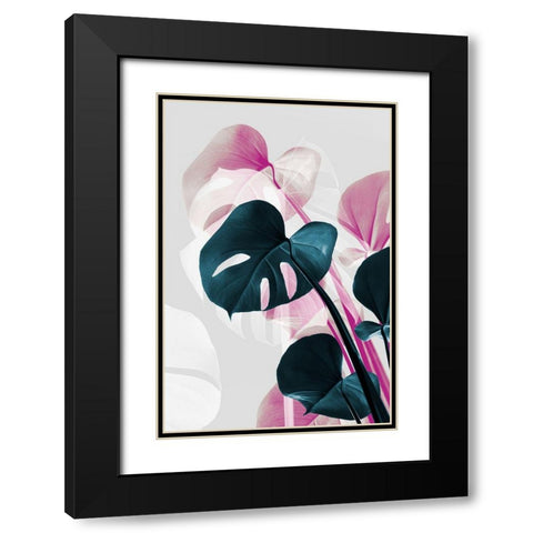 Monstera Creative 12 Black Modern Wood Framed Art Print with Double Matting by Artographie Studio