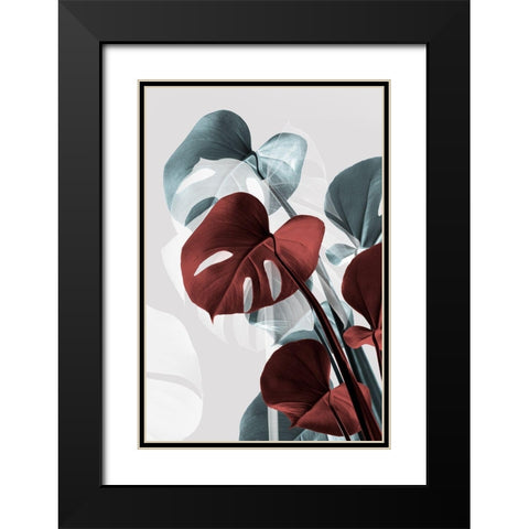 Monstera Creative 15 Black Modern Wood Framed Art Print with Double Matting by Artographie Studio
