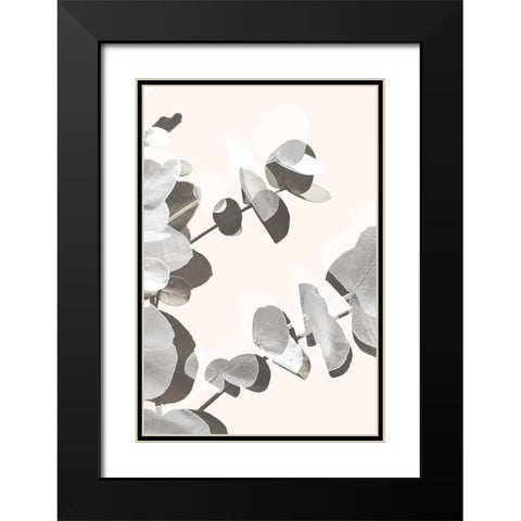 Eucalyptus Creative 14 Black Modern Wood Framed Art Print with Double Matting by Artographie Studio