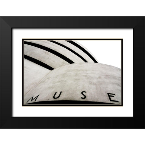Museum Black Modern Wood Framed Art Print with Double Matting by Bertazzi, Flavio