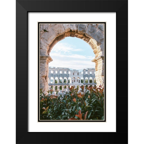 Frame Black Modern Wood Framed Art Print with Double Matting by Cotuna, Lilla