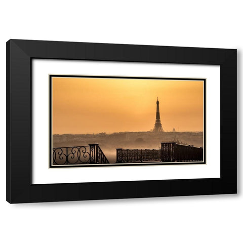 The Awakening of the Iron Lady Black Modern Wood Framed Art Print with Double Matting by Pacifico