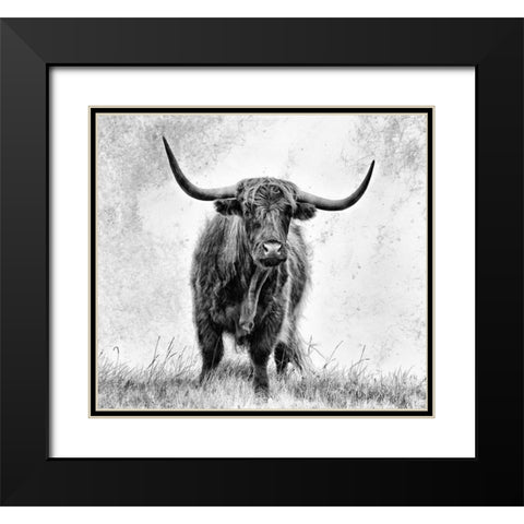 La force Black Modern Wood Framed Art Print with Double Matting by Pecqueux, Stephane