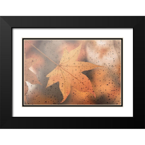 Melancholy Black Modern Wood Framed Art Print with Double Matting by Lenka