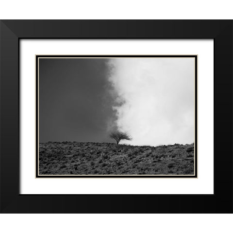 The Sky is Mine Black Modern Wood Framed Art Print with Double Matting by Noori, Saba