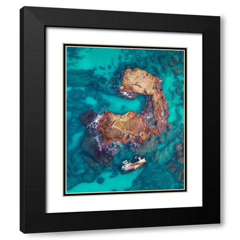 The Power of Nature Black Modern Wood Framed Art Print with Double Matting by Topaz, Gilad