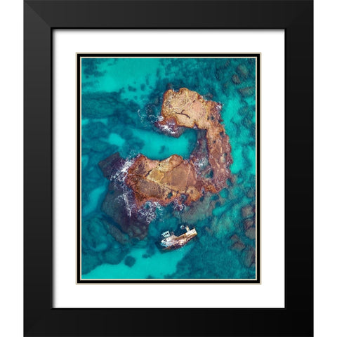 The Power of Nature Black Modern Wood Framed Art Print with Double Matting by Topaz, Gilad
