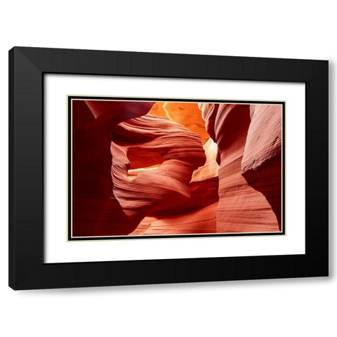 Natural Sculpture Black Modern Wood Framed Art Print with Double Matting by Woo Ryu, Shin