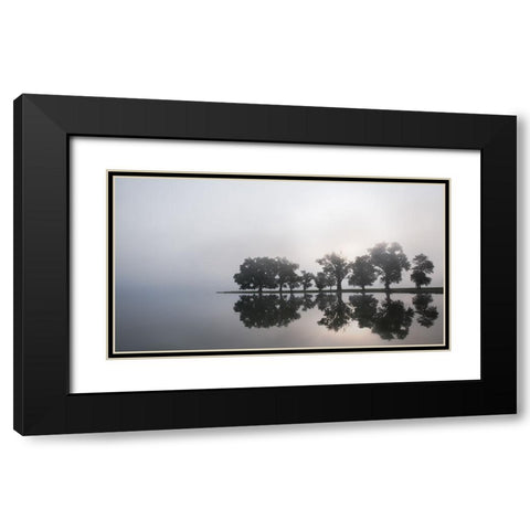 Before my coffee Black Modern Wood Framed Art Print with Double Matting by Linkhart, Andy
