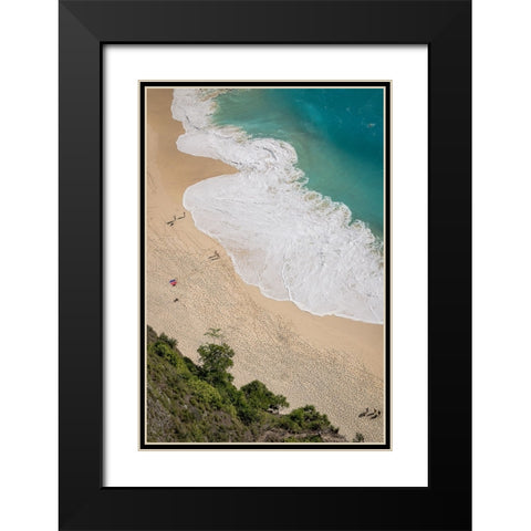 Ocean Dessert Black Modern Wood Framed Art Print with Double Matting by Puji Anggriawan, Prianto