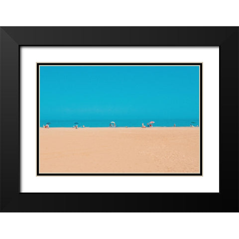 Rest In Sea Black Modern Wood Framed Art Print with Double Matting by Ruoli, Roberto