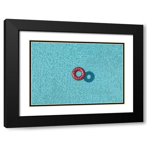 Cool Pool Black Modern Wood Framed Art Print with Double Matting by Cederberg, Marcus