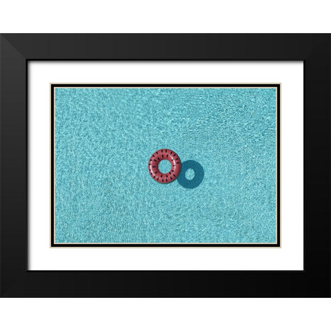 Cool Pool Black Modern Wood Framed Art Print with Double Matting by Cederberg, Marcus