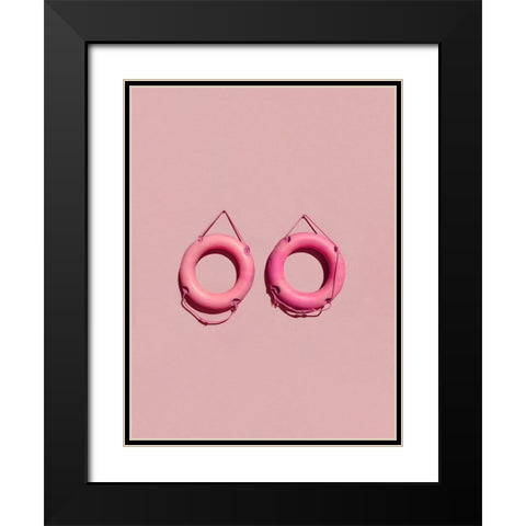 You jump I jump Black Modern Wood Framed Art Print with Double Matting by Cederberg, Marcus