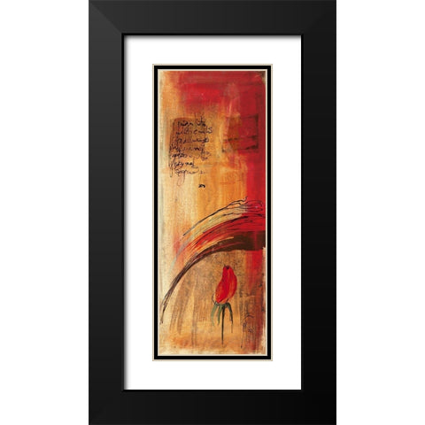 Todos los dias Black Modern Wood Framed Art Print with Double Matting by Leys, Gemma