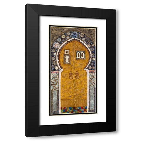 Porte orientale II Black Modern Wood Framed Art Print with Double Matting by Maugeri, Valerie