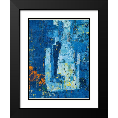 The River taught Me to Listen Black Modern Wood Framed Art Print with Double Matting by Vilsboll, Anne