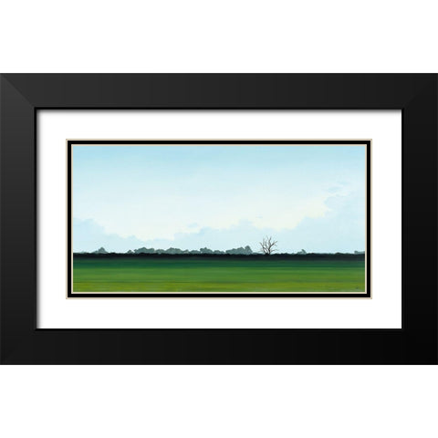 Valley of Shadows Black Modern Wood Framed Art Print with Double Matting by Reader, Dawn
