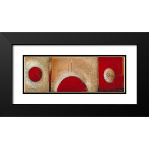 L autre monde Black Modern Wood Framed Art Print with Double Matting by Becam, Carole