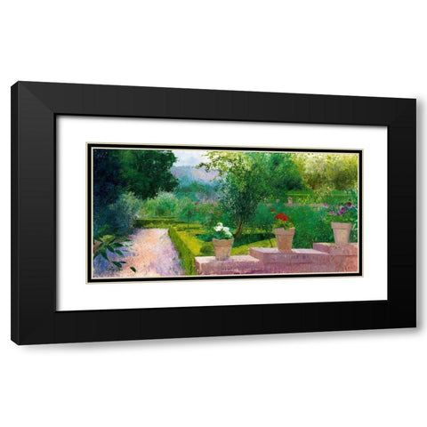 Granada I Black Modern Wood Framed Art Print with Double Matting by Cereceda Martinez, Angeles