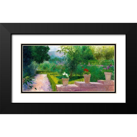 Granada I Black Modern Wood Framed Art Print with Double Matting by Cereceda Martinez, Angeles