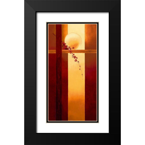 Vers la lumiere Black Modern Wood Framed Art Print with Double Matting by Triki, Bernadette