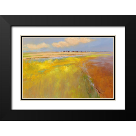 A beautiful day Black Modern Wood Framed Art Print with Double Matting by Groenhart, Jan