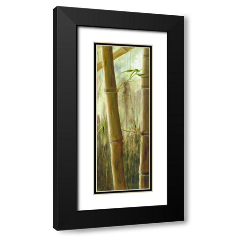 Rainforest III Black Modern Wood Framed Art Print with Double Matting by Haggenmacher, Maritta
