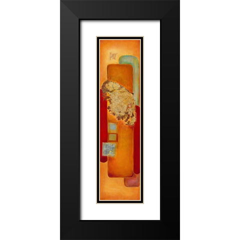 Les nenuphars d or II Black Modern Wood Framed Art Print with Double Matting by Perinciolo Duluc, Lyne