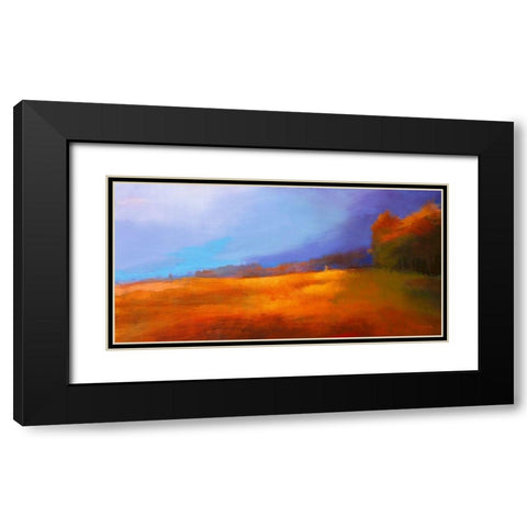 Chemain Black Modern Wood Framed Art Print with Double Matting by Mazur-Devaux, Ewa