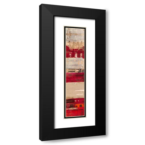Metamorphosen II Black Modern Wood Framed Art Print with Double Matting by Richter-Armgart, Rose