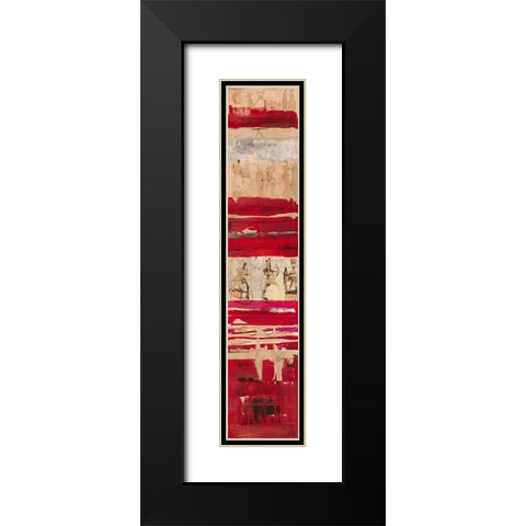 Metamorphosen III Black Modern Wood Framed Art Print with Double Matting by Richter-Armgart, Rose