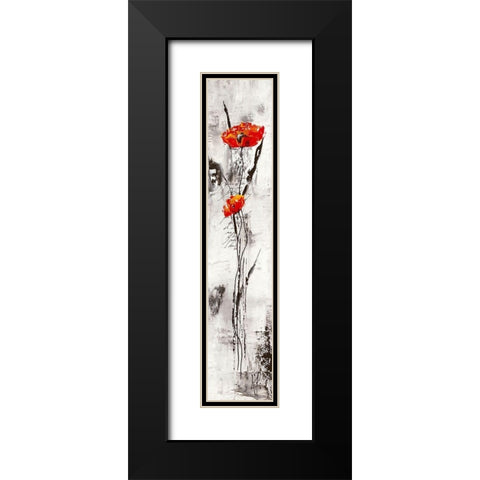 Reve fleurie III Black Modern Wood Framed Art Print with Double Matting by Zacher-Finet, Isabelle