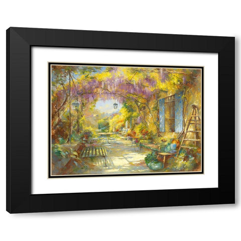 Le chapeau du peintre Black Modern Wood Framed Art Print with Double Matting by Messely, Johan
