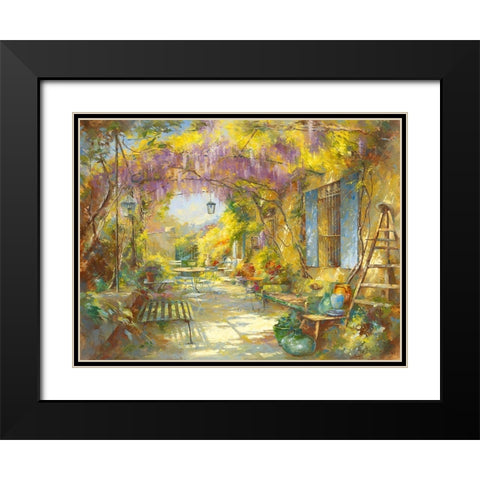 Le chapeau du peintre Black Modern Wood Framed Art Print with Double Matting by Messely, Johan