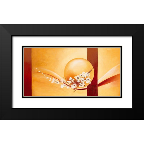 Le temps suspendu Black Modern Wood Framed Art Print with Double Matting by Triki, Bernadette