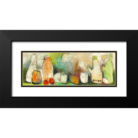 Stillleben IV Black Modern Wood Framed Art Print with Double Matting by Daniel, Manuela