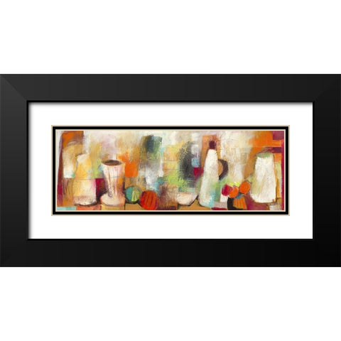 Stillleben V Black Modern Wood Framed Art Print with Double Matting by Daniel, Manuela