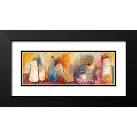 Stillleben VI Black Modern Wood Framed Art Print with Double Matting by Daniel, Manuela