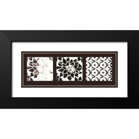 Nature I Black Modern Wood Framed Art Print with Double Matting by Talva Design