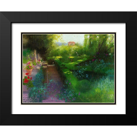 Granada XXV Black Modern Wood Framed Art Print with Double Matting by Cereceda Martinez, Angeles