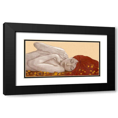 Sweet Dreams Black Modern Wood Framed Art Print with Double Matting by Gouskova, Olga