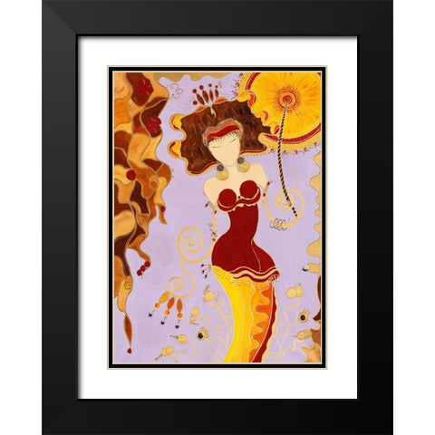 Futilite Black Modern Wood Framed Art Print with Double Matting by Bismuth, Zed