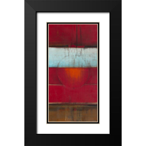 Un Y Dos Black Modern Wood Framed Art Print with Double Matting by Becam, Carole