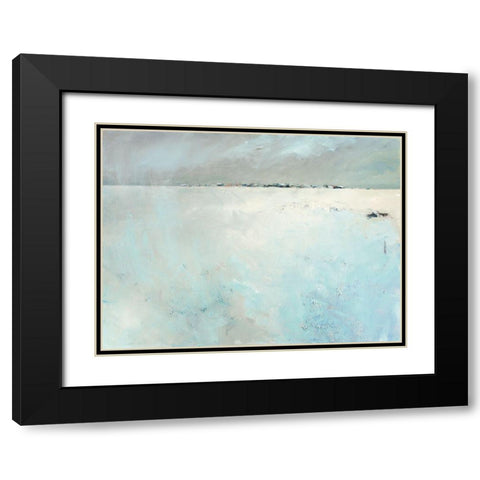 Invierno Black Modern Wood Framed Art Print with Double Matting by Groenhart, Jan