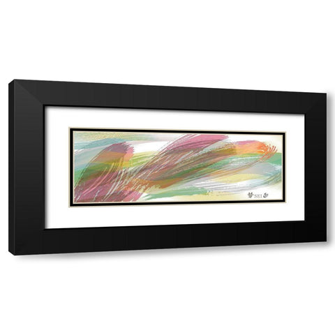 Sei IV Black Modern Wood Framed Art Print with Double Matting by Hitomi, Naoki