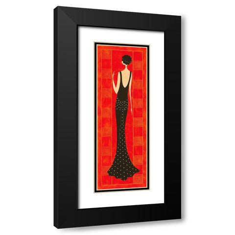 Majeste Black Modern Wood Framed Art Print with Double Matting by Laly