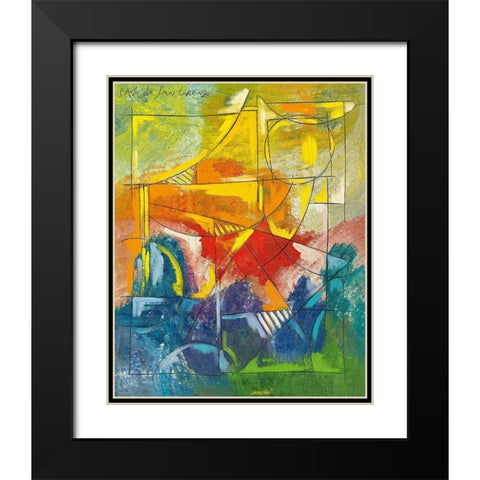 Finestra sul porto III Black Modern Wood Framed Art Print with Double Matting by Da San Lorenzo, Paolo