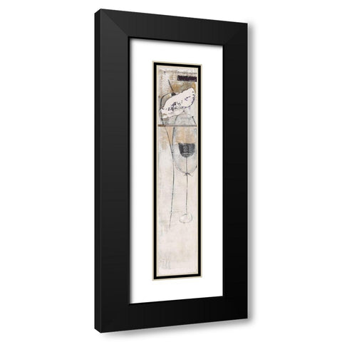 Power of Champagne III Black Modern Wood Framed Art Print with Double Matting by Poioumen, Antonio