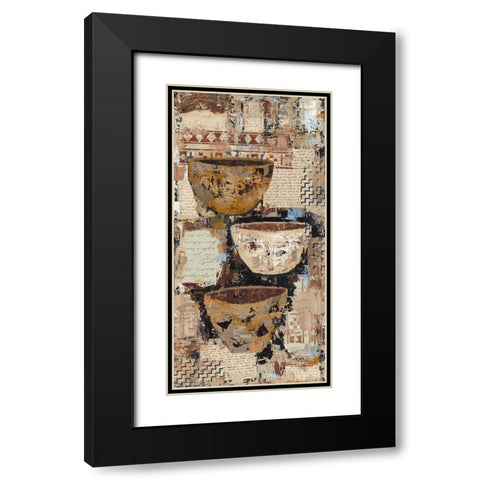 Old Pots II Black Modern Wood Framed Art Print with Double Matting by Shaffer Johnson, Sandee